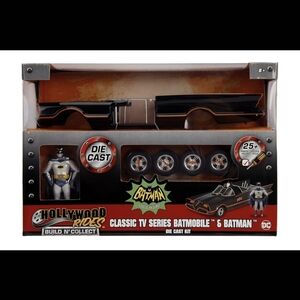 Batman Classic TV Series Batmobile Die Cast Kit 6” Figure Build Set NIB